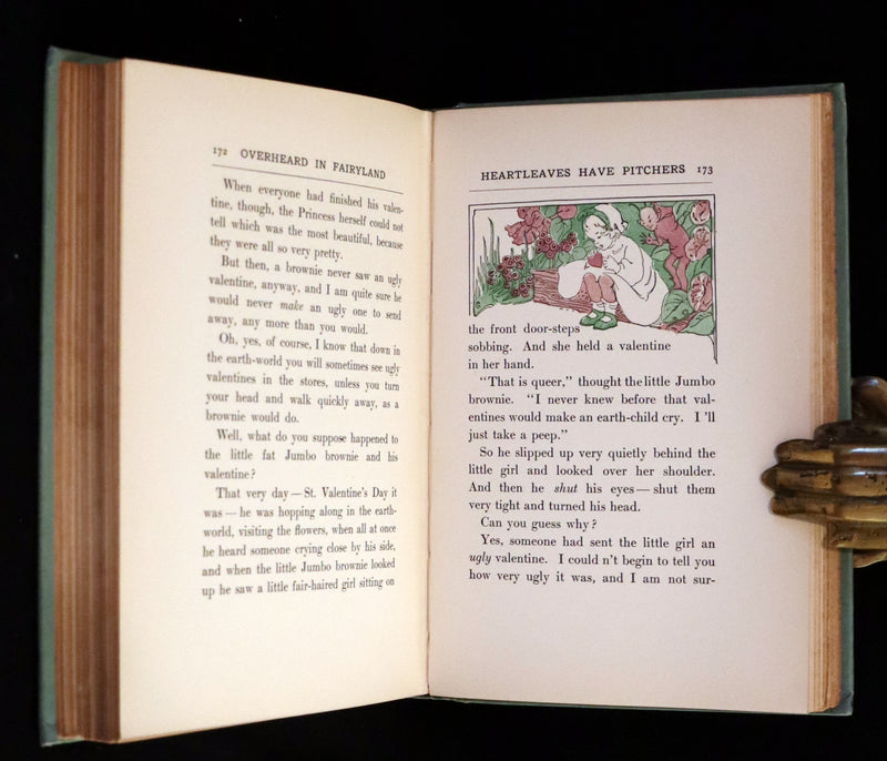 1909 Scarce First Edition - Overheard in Fairyland by Madge A. Bigham Illustrated by Ruth Sypherd Clements.