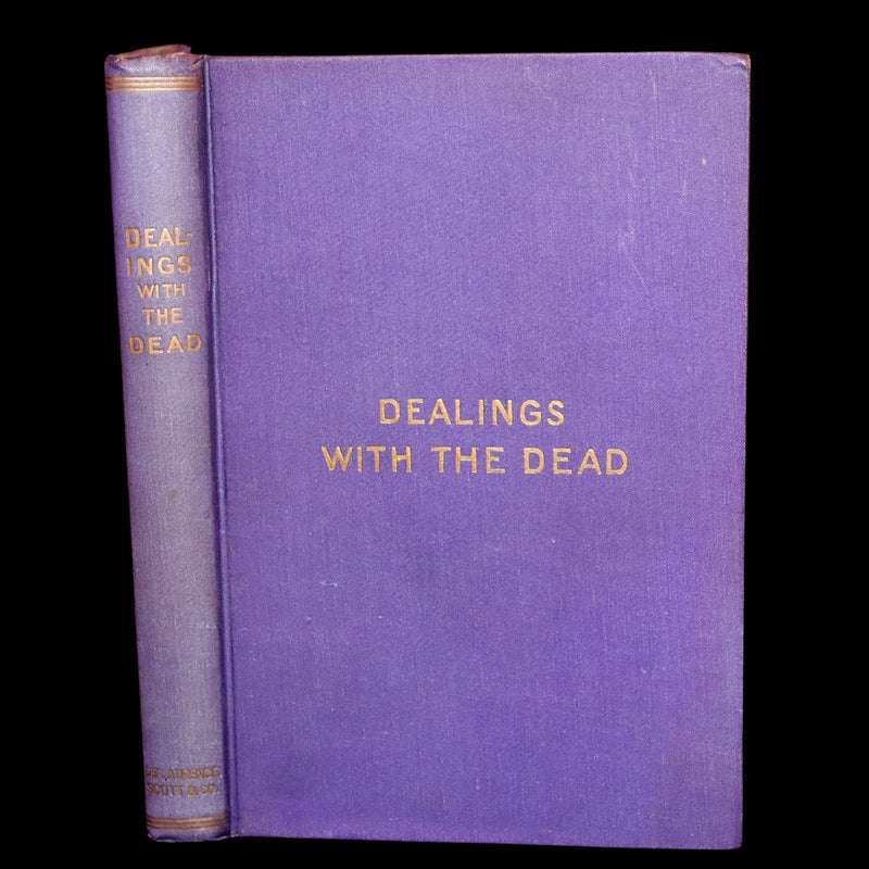 1900 Scarce First US Edition - DEALINGS WITH THE DEAD, Narratives From "La Légende de la Mort en Basse Bretagne"