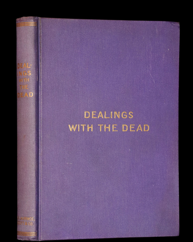 1900 Scarce First US Edition - DEALINGS WITH THE DEAD, Narratives From "La Légende de la Mort en Basse Bretagne"
