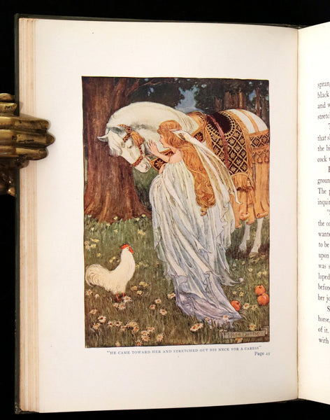 1911 Scarce First Edition - The Rose Fairies and Other Stories by Rose McCabe illustrated by Hope Dunlap.