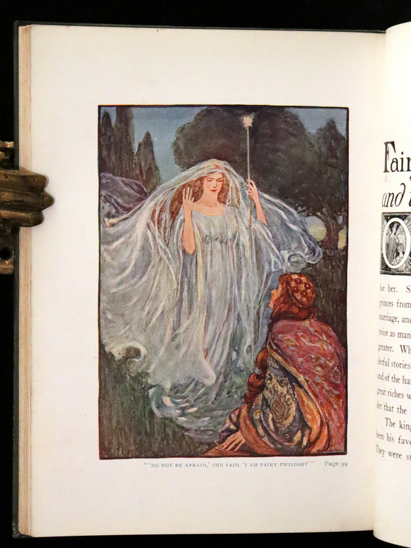 1911 Scarce First Edition - The Rose Fairies and Other Stories by Rose McCabe illustrated by Hope Dunlap.