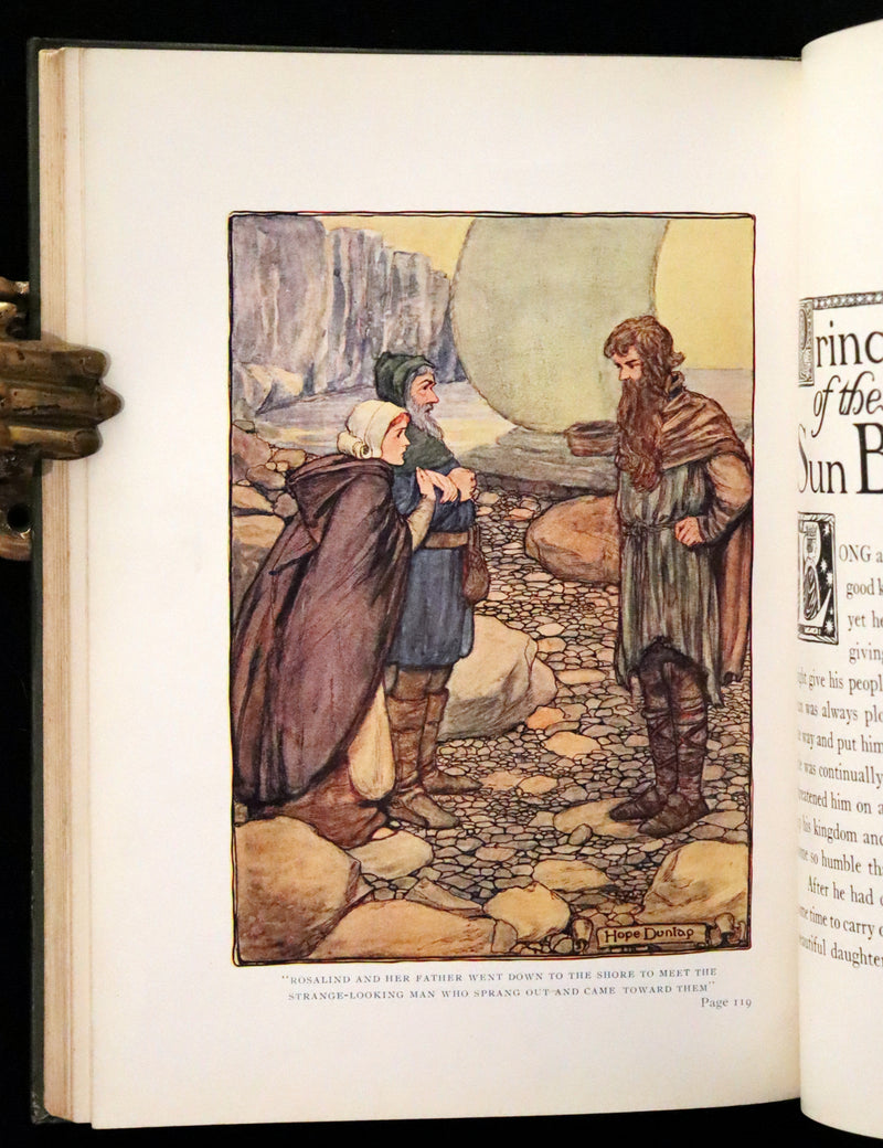 1911 Scarce First Edition - The Rose Fairies and Other Stories by Rose McCabe illustrated by Hope Dunlap.