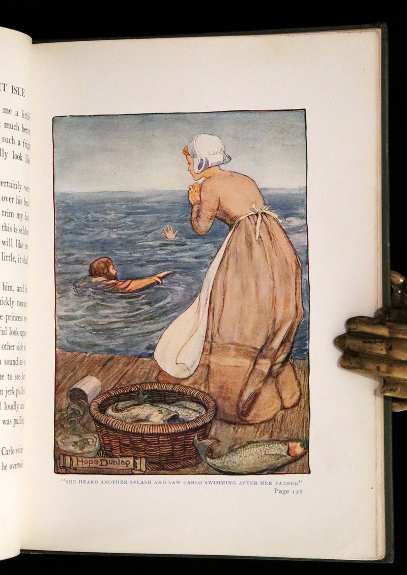 1911 Scarce First Edition - The Rose Fairies and Other Stories by Rose McCabe illustrated by Hope Dunlap.