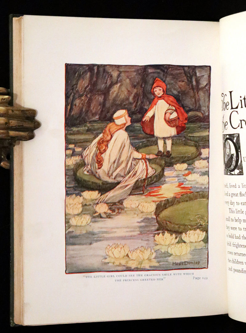 1911 Scarce First Edition - The Rose Fairies and Other Stories by Rose McCabe illustrated by Hope Dunlap.