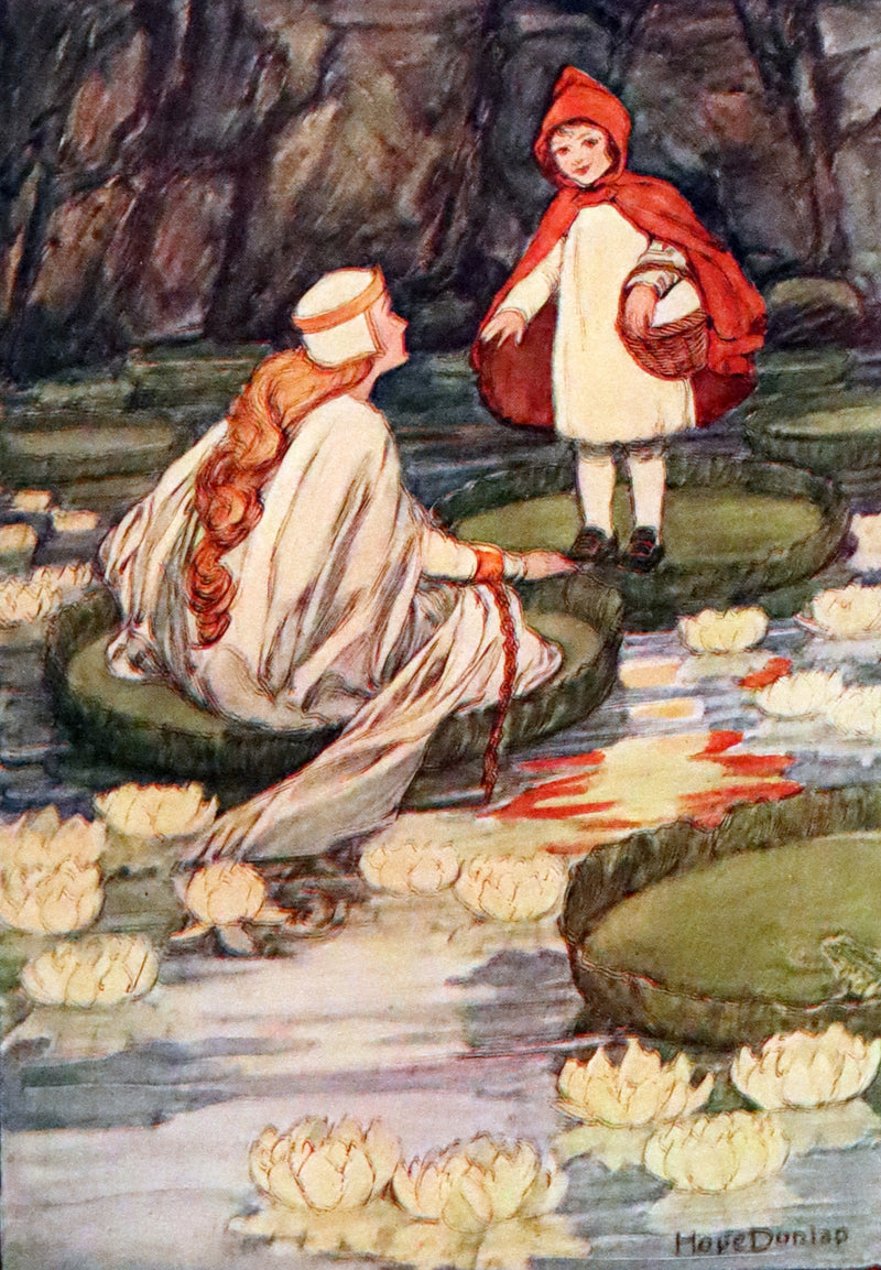 1911 Scarce First Edition - The Rose Fairies and Other Stories by Rose McCabe illustrated by Hope Dunlap.