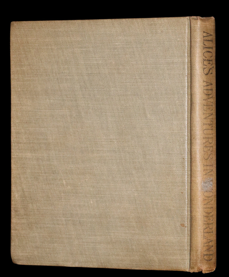 1899 Scarce McKibbin First Color Edition - ALICE'S ADVENTURES IN WONDERLAND by Lewis Carroll.
