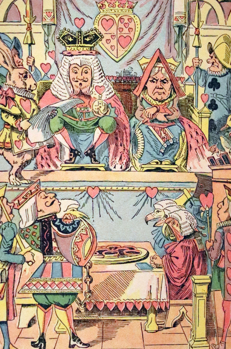 1899 Scarce McKibbin First Color Edition - ALICE'S ADVENTURES IN WONDERLAND by Lewis Carroll.