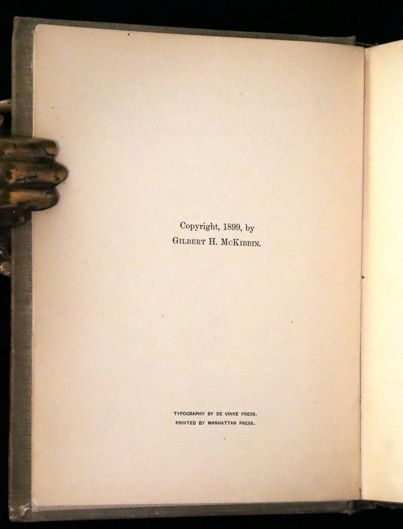 1899 Scarce McKibbin First Color Edition - ALICE'S ADVENTURES IN WONDERLAND by Lewis Carroll.