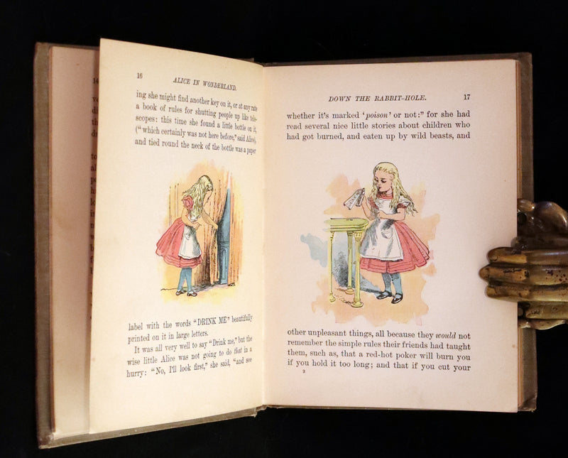 1899 Scarce McKibbin First Color Edition - ALICE'S ADVENTURES IN WONDERLAND by Lewis Carroll.
