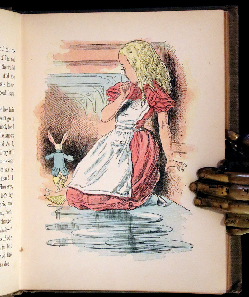 1899 Scarce McKibbin First Color Edition - ALICE'S ADVENTURES IN WONDERLAND by Lewis Carroll.