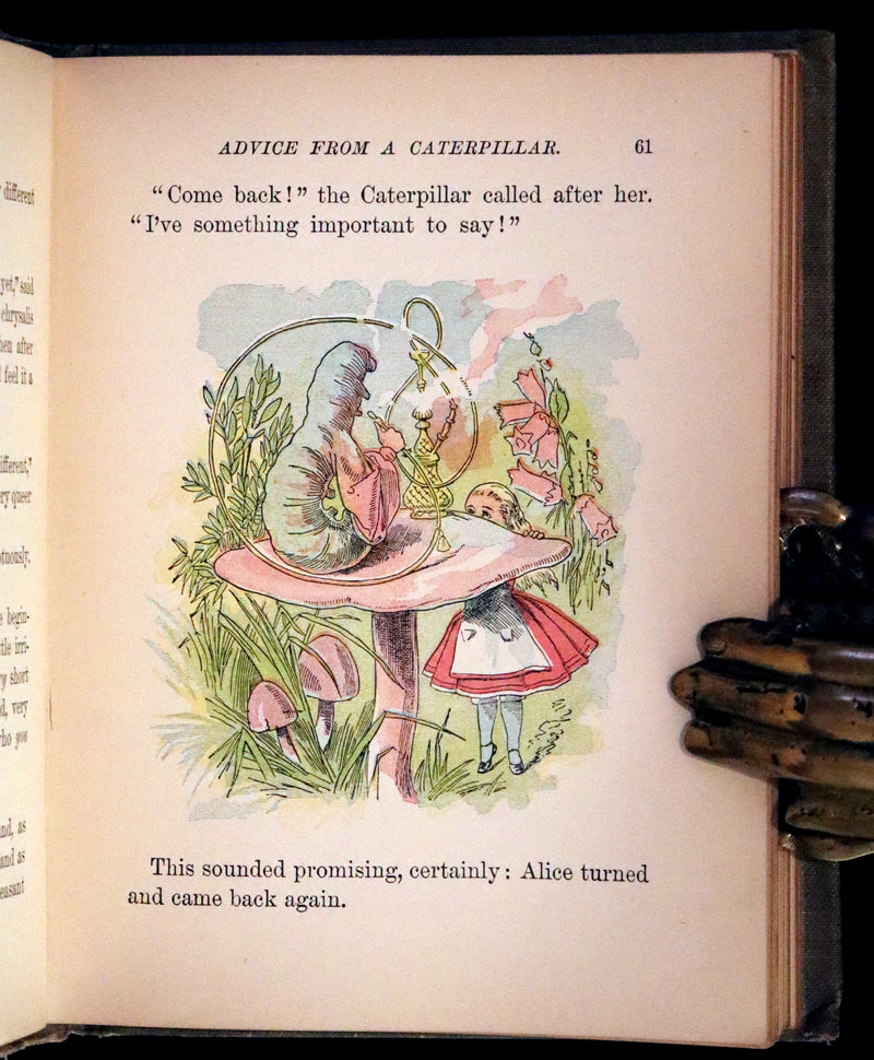 1899 Scarce McKibbin First Color Edition - ALICE'S ADVENTURES IN WONDERLAND by Lewis Carroll.