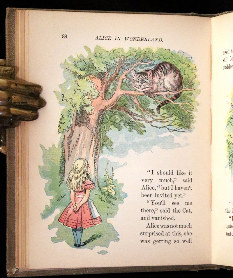 1899 Scarce McKibbin First Color Edition - ALICE'S ADVENTURES IN WONDERLAND by Lewis Carroll.