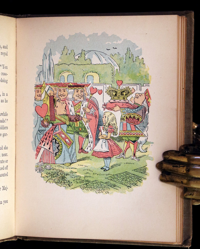 1899 Scarce McKibbin First Color Edition - ALICE'S ADVENTURES IN WONDERLAND by Lewis Carroll.