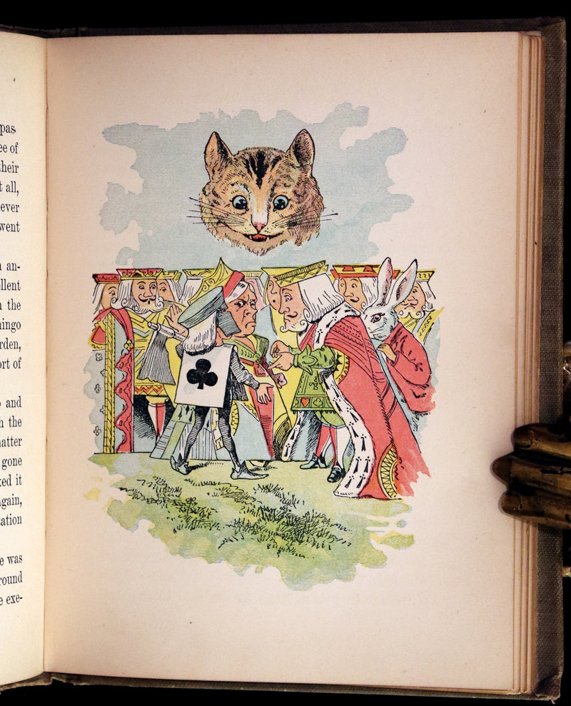 1899 Scarce McKibbin First Color Edition - ALICE'S ADVENTURES IN WONDERLAND by Lewis Carroll.