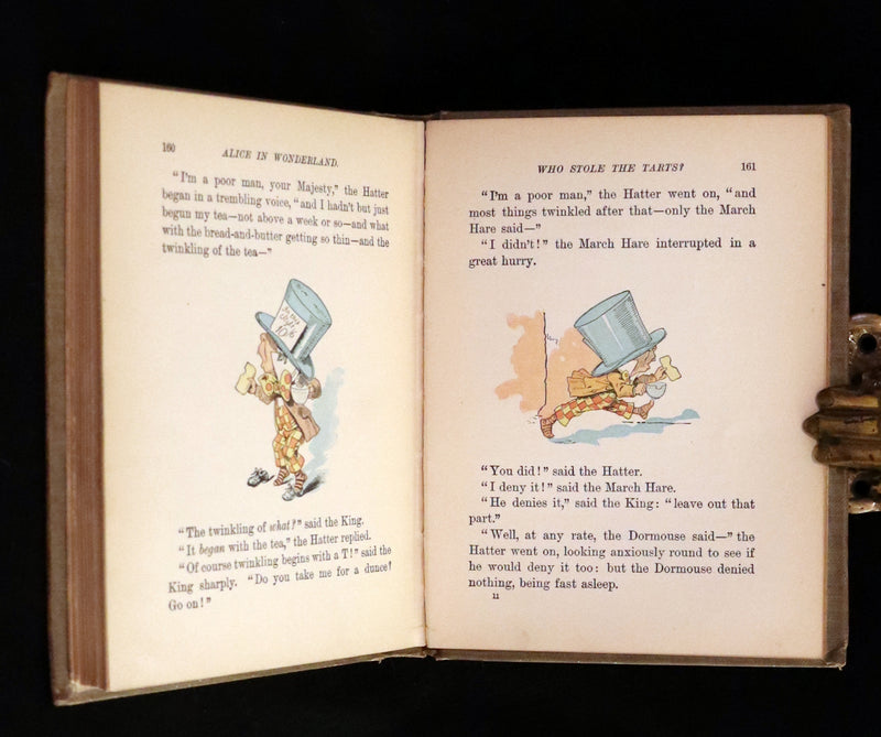 1899 Scarce McKibbin First Color Edition - ALICE'S ADVENTURES IN WONDERLAND by Lewis Carroll.