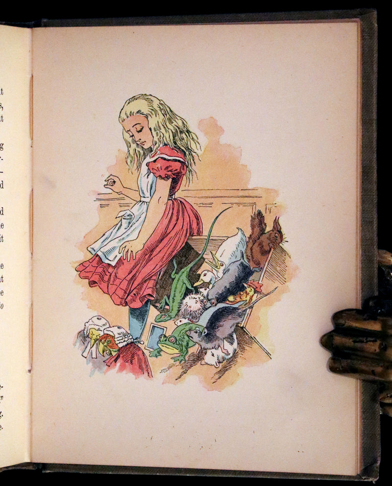 1899 Scarce McKibbin First Color Edition - ALICE'S ADVENTURES IN WONDERLAND by Lewis Carroll.