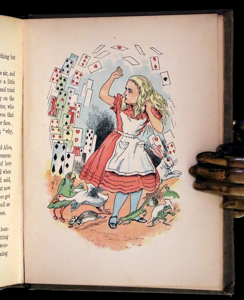 1899 Scarce McKibbin First Color Edition - ALICE'S ADVENTURES IN WONDERLAND by Lewis Carroll.