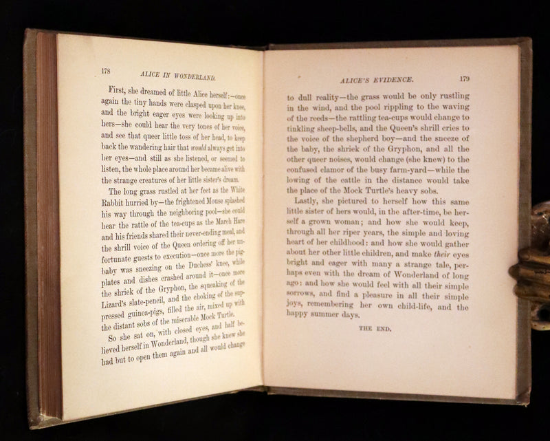 1899 Scarce McKibbin First Color Edition - ALICE'S ADVENTURES IN WONDERLAND by Lewis Carroll.