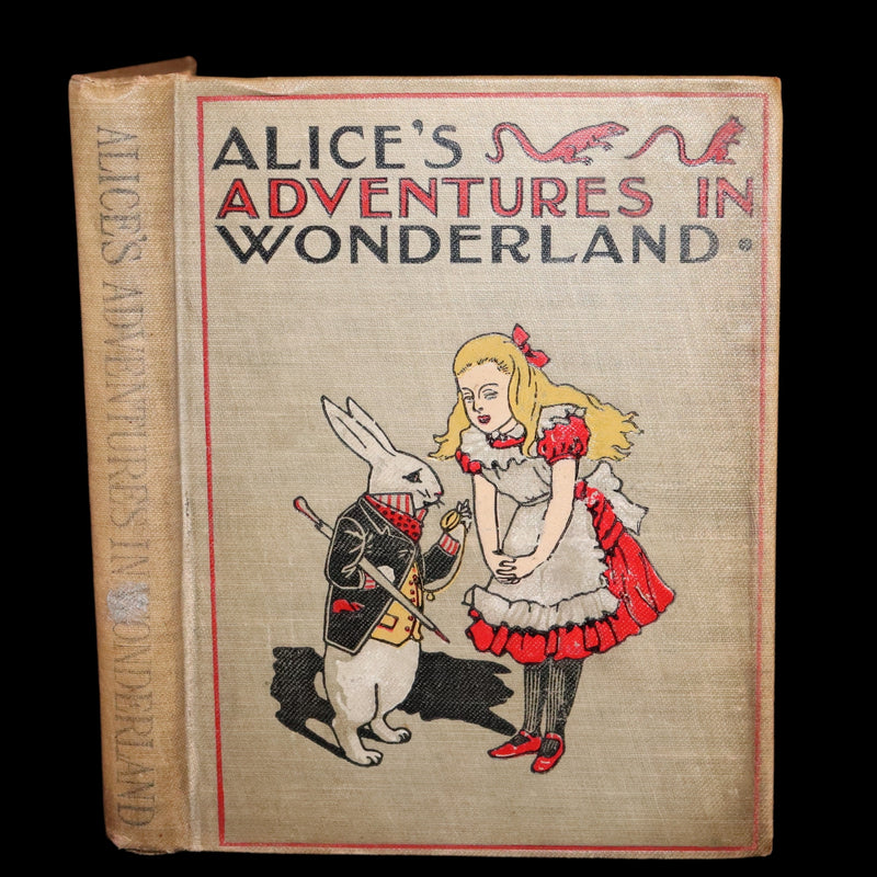 1899 Scarce McKibbin First Color Edition - ALICE'S ADVENTURES IN WONDERLAND by Lewis Carroll.