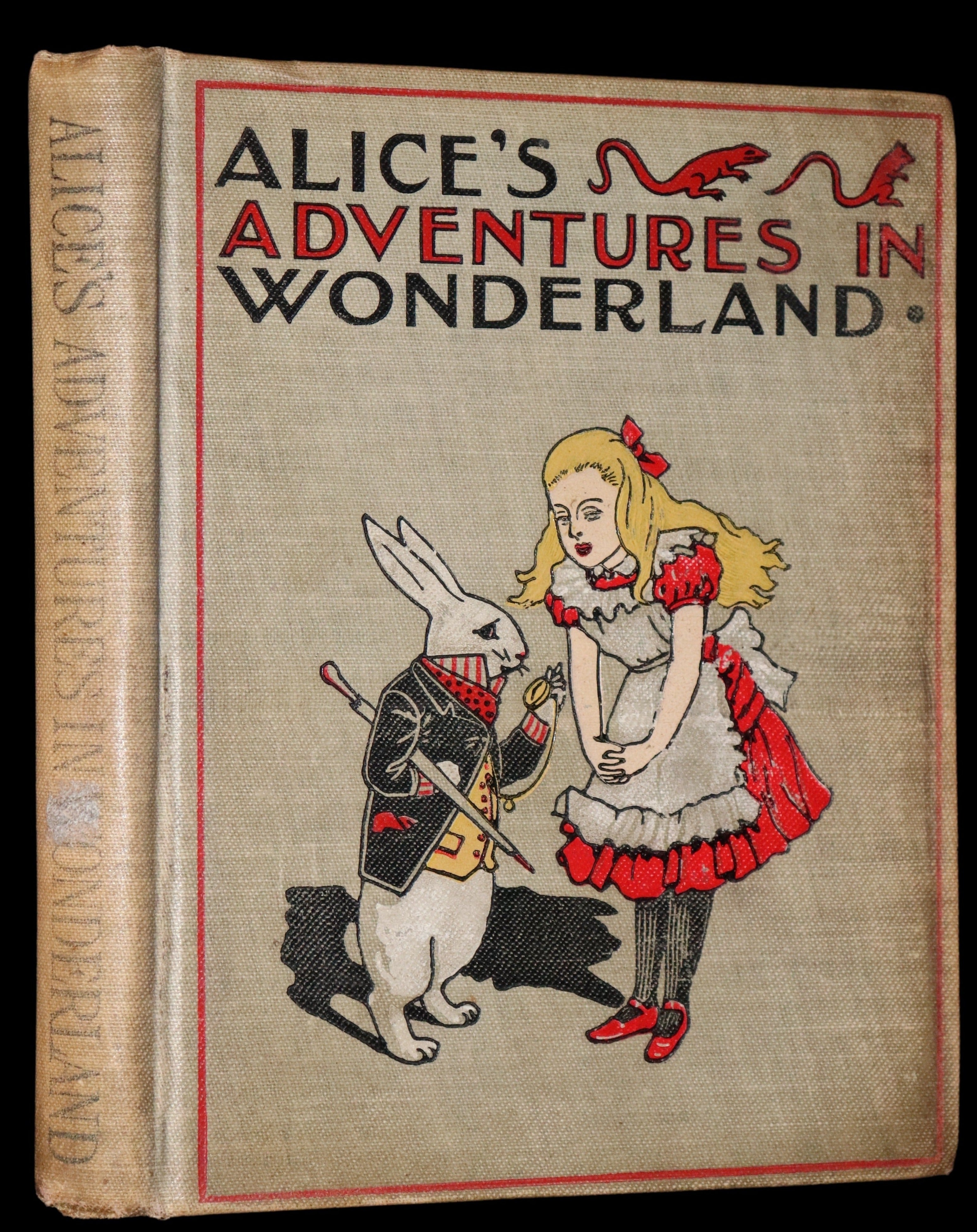 1899 Scarce McKibbin First Color Edition - ALICE'S ADVENTURES IN