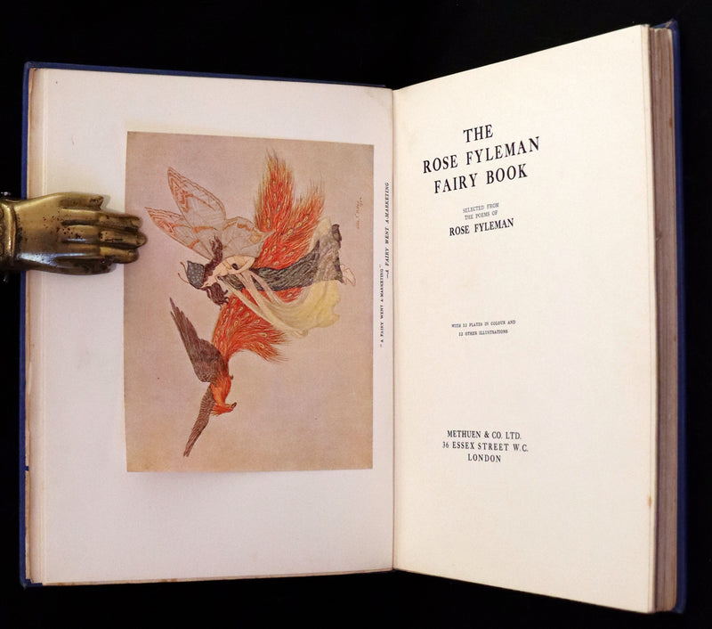 1923 Rare First Edition - The Rose Fyleman Fairy Book Illustrated by Hilda T. Miller.