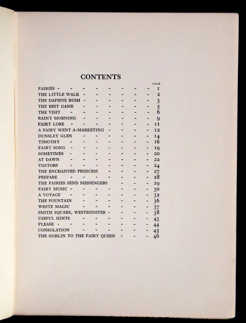 1923 Rare First Edition - The Rose Fyleman Fairy Book Illustrated by Hilda T. Miller.