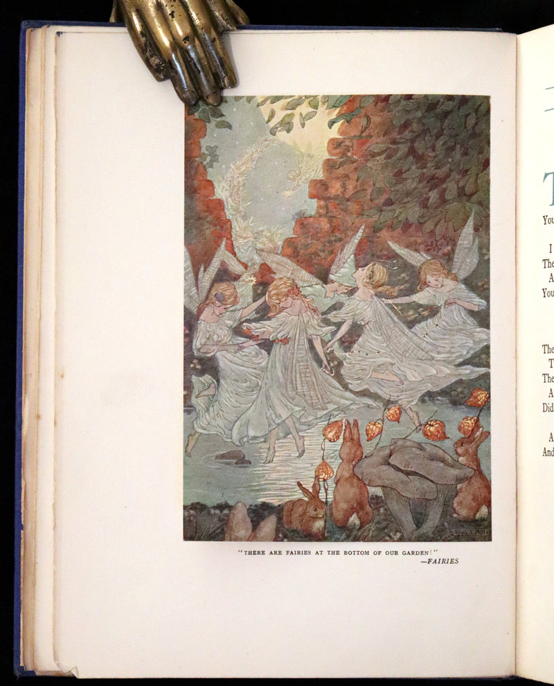 1923 Rare First Edition - The Rose Fyleman Fairy Book Illustrated by Hilda T. Miller.