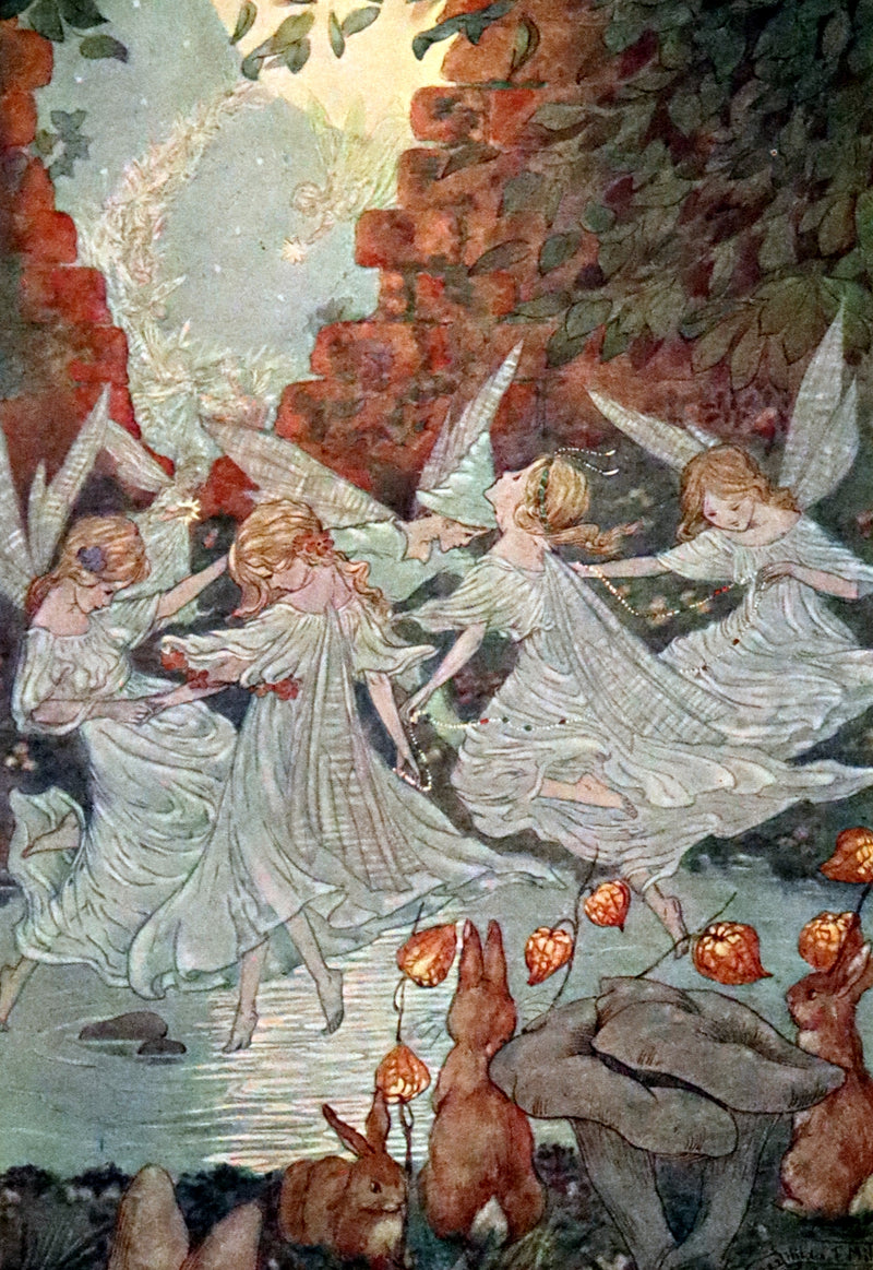 1923 Rare First Edition - The Rose Fyleman Fairy Book Illustrated by Hilda T. Miller.