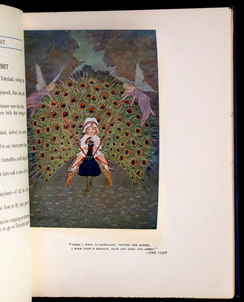 1923 Rare First Edition - The Rose Fyleman Fairy Book Illustrated by Hilda T. Miller.