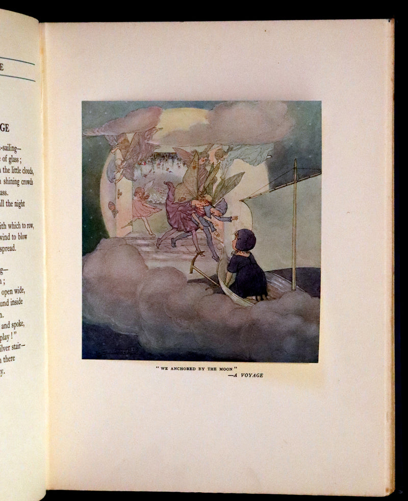 1923 Rare First Edition - The Rose Fyleman Fairy Book Illustrated by Hilda T. Miller.