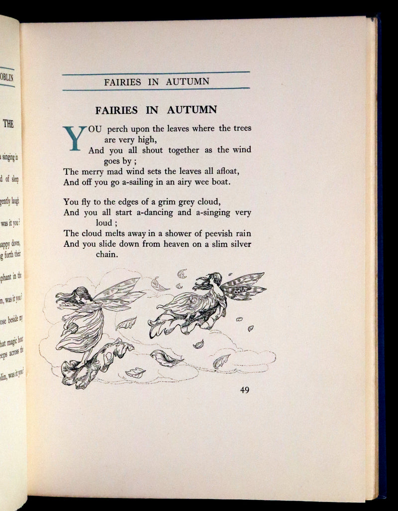 1923 Rare First Edition - The Rose Fyleman Fairy Book Illustrated by Hilda T. Miller.