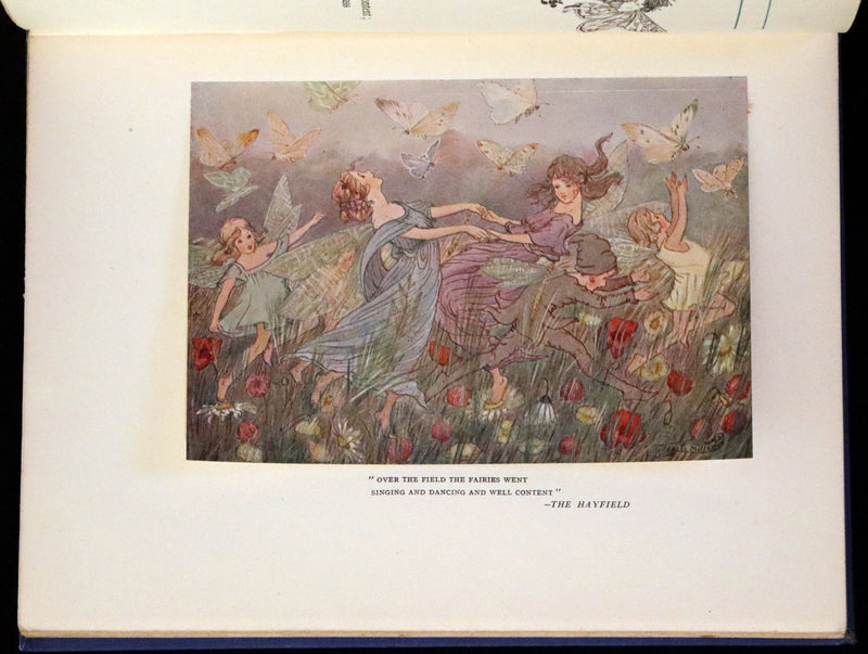 1923 Rare First Edition - The Rose Fyleman Fairy Book Illustrated by Hilda T. Miller.
