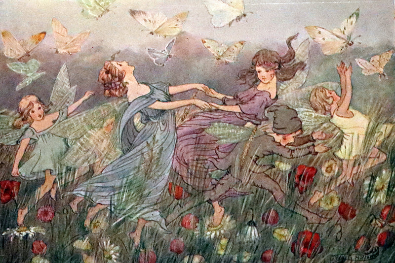 1923 Rare First Edition - The Rose Fyleman Fairy Book Illustrated by Hilda T. Miller.