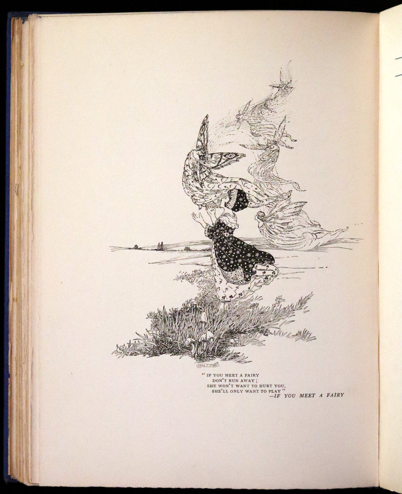 1923 Rare First Edition - The Rose Fyleman Fairy Book Illustrated by Hilda T. Miller.