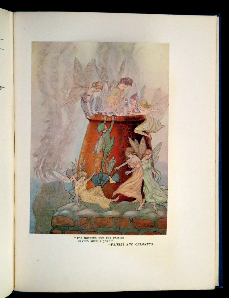 1923 Rare First Edition - The Rose Fyleman Fairy Book Illustrated by Hilda T. Miller.