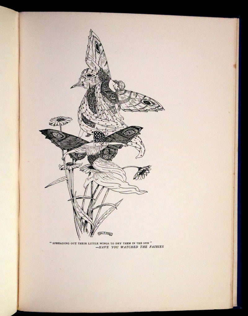 1923 Rare First Edition - The Rose Fyleman Fairy Book Illustrated by Hilda T. Miller.