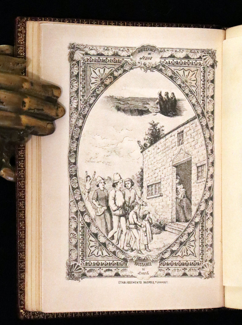 1898 Rare French Book in his box - Missal of Venerable JOAN OF ARC - Missel de la Venerable JEANNE D'ARC.