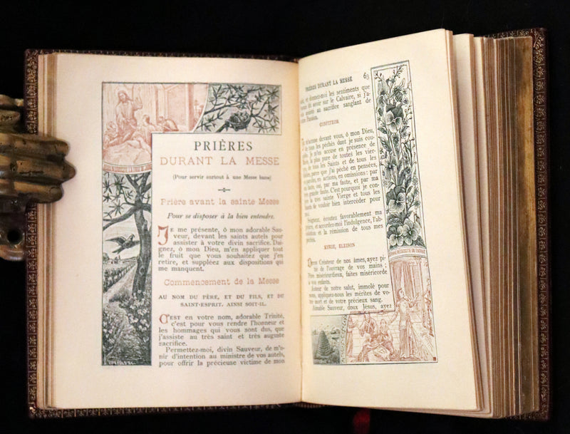 1898 Rare French Book in his box - Missal of Venerable JOAN OF ARC - Missel de la Venerable JEANNE D'ARC.
