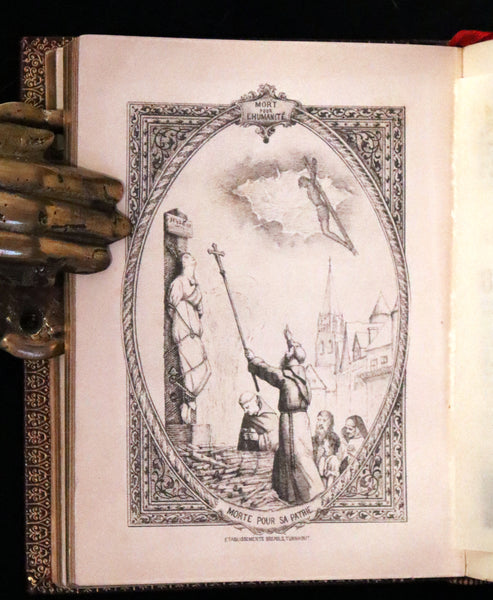 1898 Rare French Book in his box - Missal of Venerable JOAN OF ARC - Missel de la Venerable JEANNE D'ARC.