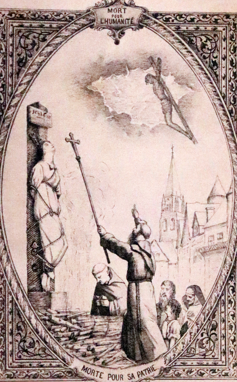 1898 Rare French Book in his box - Missal of Venerable JOAN OF ARC - Missel de la Venerable JEANNE D'ARC.