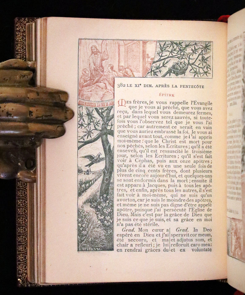 1898 Rare French Book in his box - Missal of Venerable JOAN OF ARC - Missel de la Venerable JEANNE D'ARC.