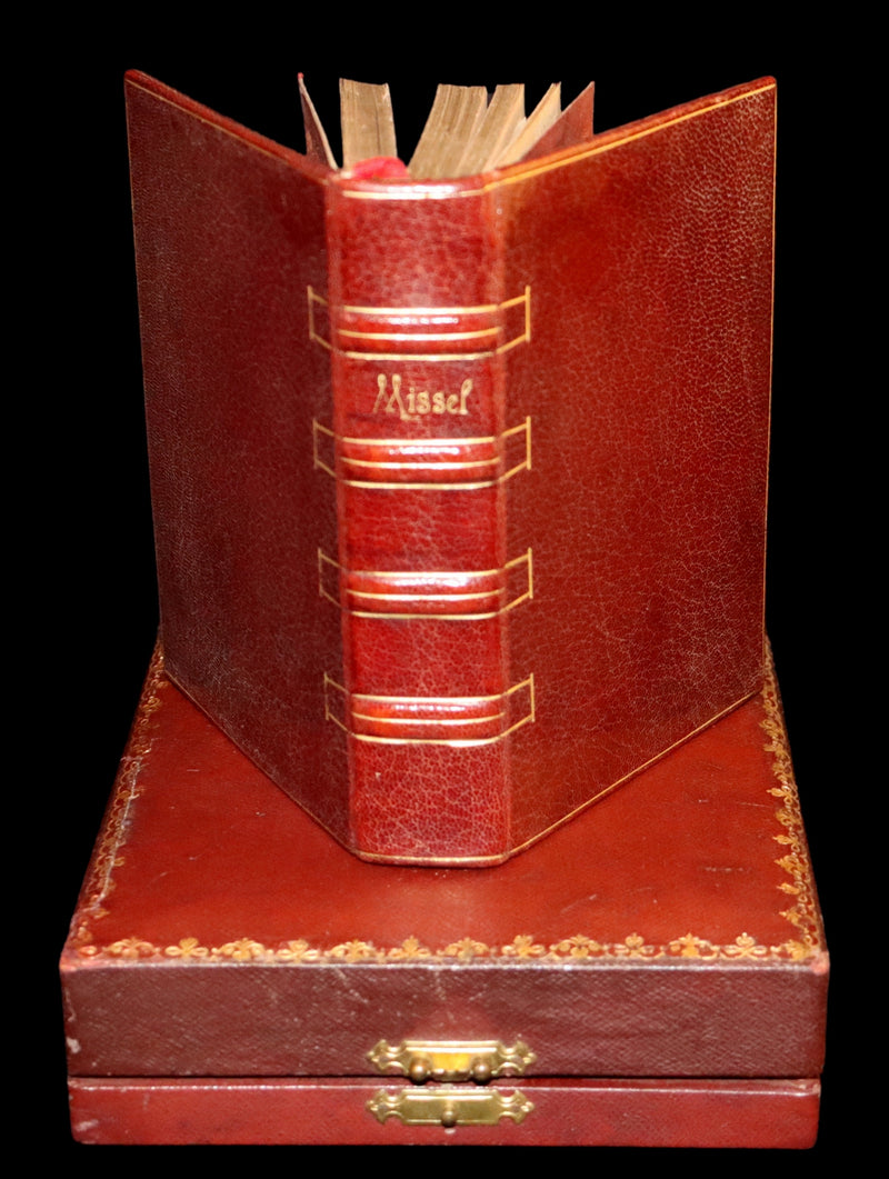 1898 Rare French Book in his box - Missal of Venerable JOAN OF ARC - Missel de la Venerable JEANNE D'ARC.