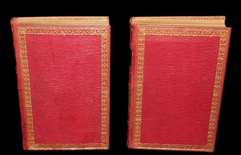 1827 Rare finely bound set by BAYNTUN ~ MEMOIRS OF THE PUBLIC AND PRIVATE LIFE OF NAPOLEON BONAPARTE.