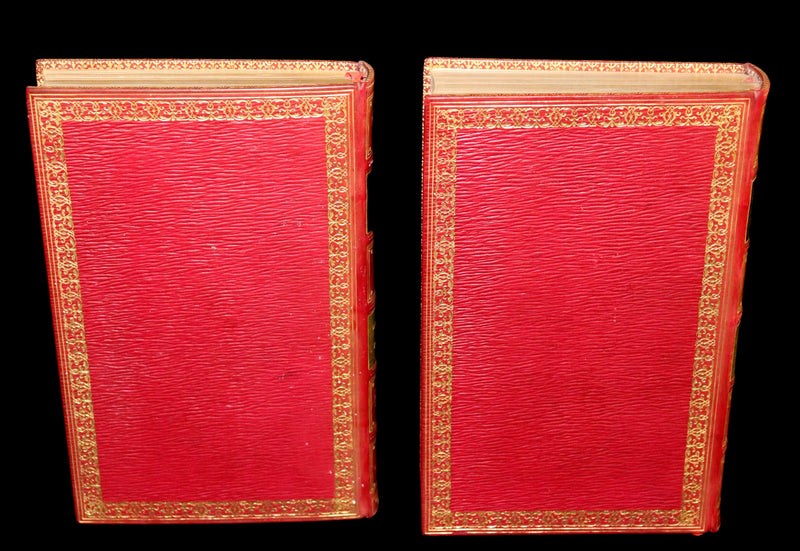 1827 Rare finely bound set by BAYNTUN ~ MEMOIRS OF THE PUBLIC AND PRIVATE LIFE OF NAPOLEON BONAPARTE.