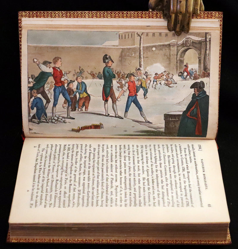 1827 Rare finely bound set by BAYNTUN ~ MEMOIRS OF THE PUBLIC AND PRIVATE LIFE OF NAPOLEON BONAPARTE.