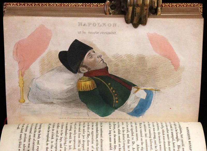 1827 Rare finely bound set by BAYNTUN ~ MEMOIRS OF THE PUBLIC AND PRIVATE LIFE OF NAPOLEON BONAPARTE.