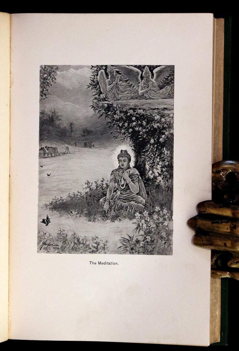 1894 Rare Edition - THE LIGHT OF ASIA or The Great Renunciation. Being The Life and Teaching of Gautama Prince of India and Founder of Buddhism.
