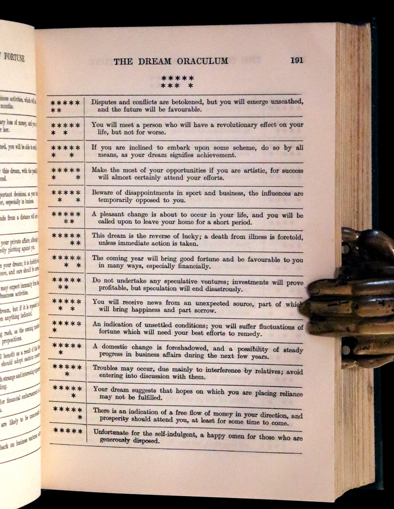 1935 Rare Book - The Complete Book of Fortune A Comprehensive Survey Of The Occult Sciences & Other Methods Of Divination.