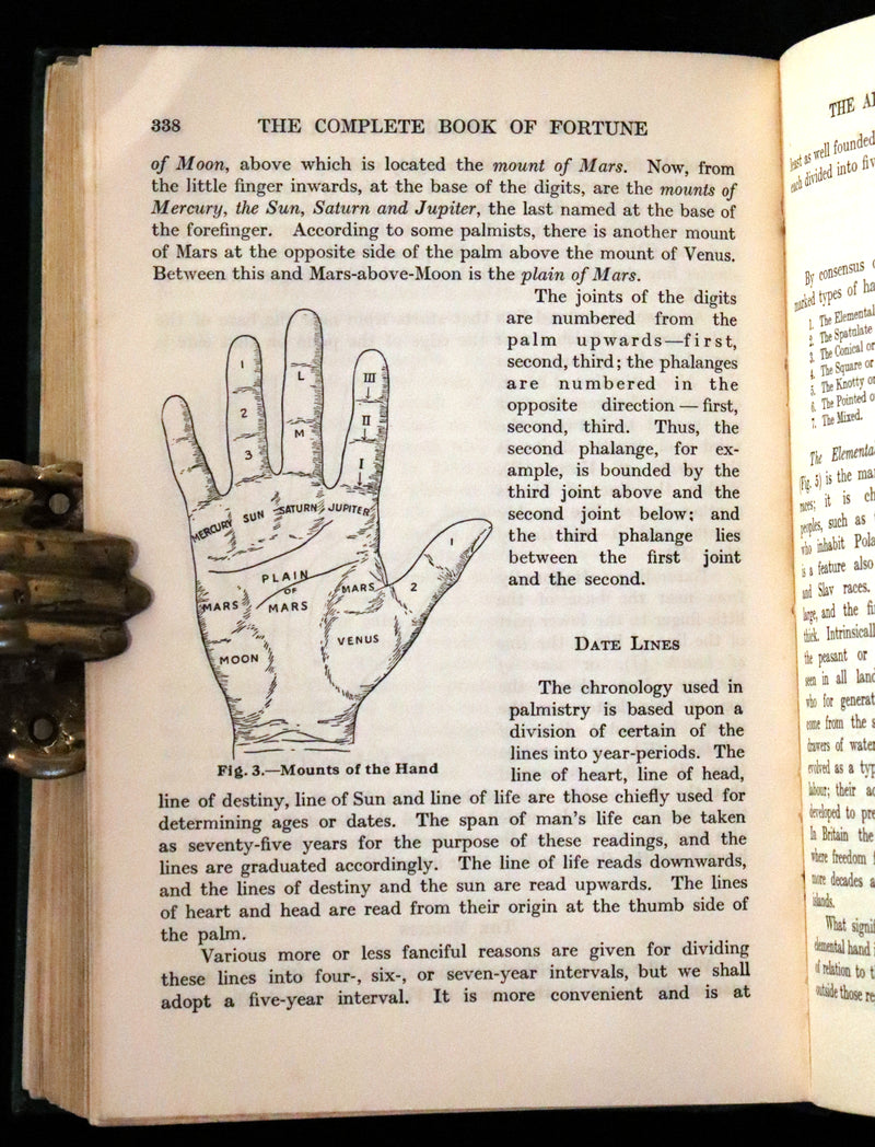 1935 Rare Book - The Complete Book of Fortune A Comprehensive Survey Of The Occult Sciences & Other Methods Of Divination.