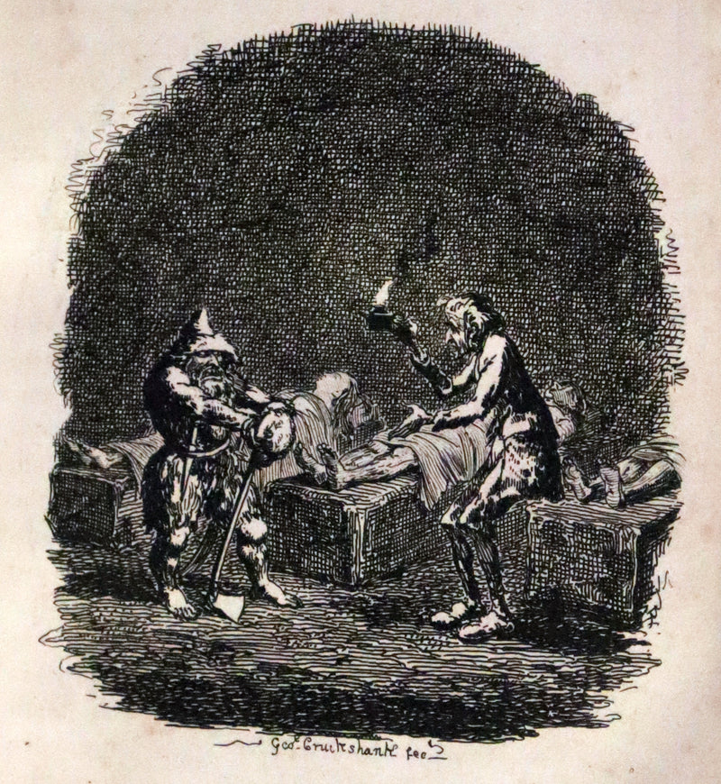 1825 Scarce First Edition - HANS of ICELAND by Victor Hugo Illustrated by Cruikshank. Gothic Novel.